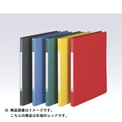 書類整理グッズ SCL-A4-R クランプファイル A4 紙製 レッド