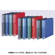 書類整理グッズ RB-A4-B リングバインダーA4 ブルー