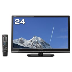 SHARP AQUOS 液晶テレビ 24型 ブラック LC-24K9B-