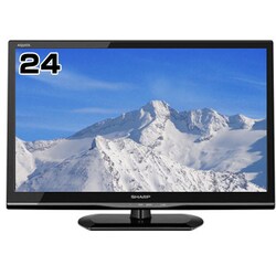 SHARP AQUOS 液晶テレビ 24型 ブラック LC-24K9B-