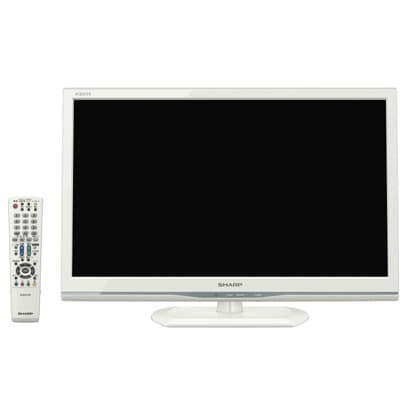 LED AQUOS（アクオス） 24V型 地上・BS・CSデジタルハイビジョン液晶テレビ ホワイト LC-24K9W