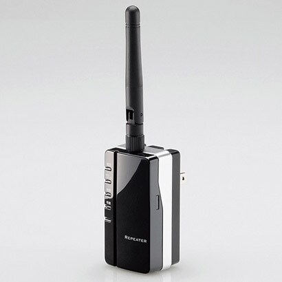 無線LAN中継機 11n/g/b 300Mbps ブラック LAN-RPT01BK