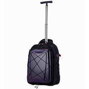 ハイブリッドギアトロリー 3WAYキャリーケース 旅行日数目安:1~2泊 28L 機内持ち込み可 パープル 85-75578
