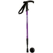 FEEL BOSCO トレッキングステッキTグリップ （3段スライド式） M-9837 パープル 1本のみ [トレッキングポール 形状T型]