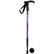 FEEL BOSCO トレッキングステッキTグリップ （4段スライド式） M-9840 パープル 1本のみ [トレッキングポール 形状T型]