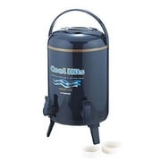 M-5034 [クールヒッツ ツインコックウォータージャグ10L(ネイビー)]