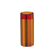 シーエスプリ スリムパーソナルボトル200 保冷・保温両用 0.2L オレンジ M-5308