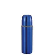 シーエスプリ スリムボトル200 保冷・保温両用 0.2L コップ付 ブルー M-5334