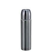 シーエスプリ スリムボトル250 保冷・保温両用 0.25L コップ付 ブラック M-5350