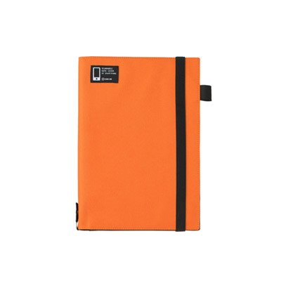 スマホでスキャンしやすいノートカバー B5 橙 1701