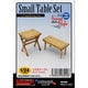 SS-003 [1/24 スウィートスタイル Small Table Set 小さなテーブルセット 2個入り]