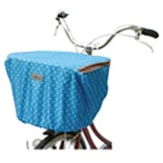 自転車用カゴカバー ファッションバスケットカバー前カゴ ブルー