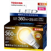 LED電球 E17口金 電球色 360lm E－CORE （イー・コア） LDA5L-G-E17/S