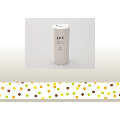 15mm×10m mt8P ドロップ・イエロー MT08D155