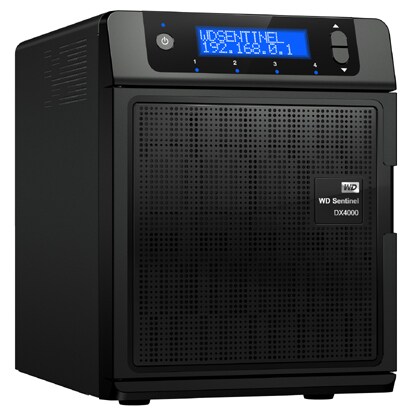 スモールオフィス用ストレージサーバー WD Sentinel DX4000 6TB WDBLGT0060KBK-JESN