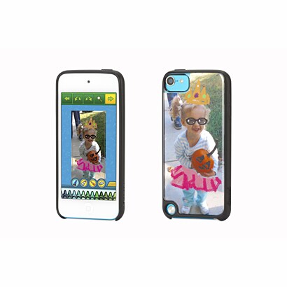 iPod touch 5th専用 CrayolaCaseCreator オリジナルケース 制作キット ブラック×クリア GB35507