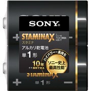 高性能アルカリ乾電池 スタミナX 単1 2P シュリンク LR20SG-2PE