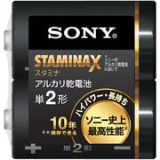 高性能アルカリ乾電池 スタミナX 単2 2P シュリンク LR14SG-2PE