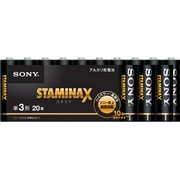 高性能アルカリ乾電池 スタミナX 単3 20P シュリンク LR6SG-20PE