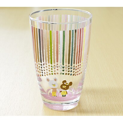 食器 グラスL(くまのがっこう ジャッキーのはつこい)