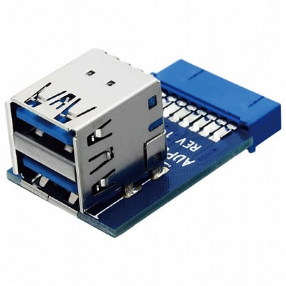 USB3.0ピン/ポート変換基盤 太子堂（たいしどう） AR-U3PI-B