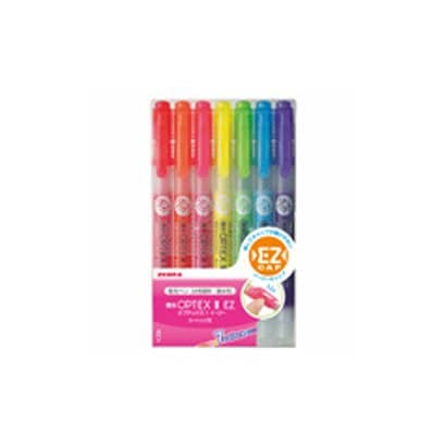蛍光ペン 蛍光オプテックス1 EZ 7色セット WKS11-7C