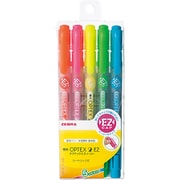 蛍光ペン 蛍光オプテックス2 EZ 5色セット WKT11-5C