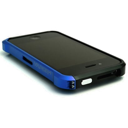 iPhone4/4Sケース VAPOR4 BLACK FRAME-AQUA BLUE CAP