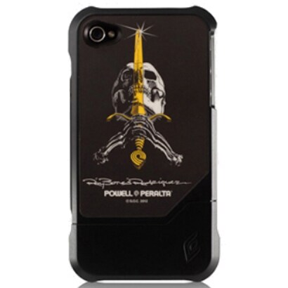 iPhone4/4Sケース FORMULA4 SKATE CASE RAY BONES BLACK