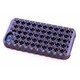 HYBRID SNAP CASE & ATTACHABLE STUDDED JACKET FOR IPHONE 5 (METALLIC GUNMETAL & BLACK)