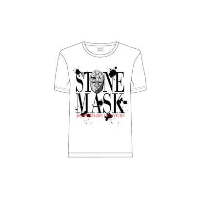 ジョジョの奇妙な冒険 STONE MASK Tシャツ [ホワイト L]