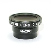 SCOOP LENS  KTDF-CM-068BK [2in1 ワイド＆マクロレンズ マグネット式 ブラック]
