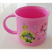 ロボカーポリー プラコップ ピンク