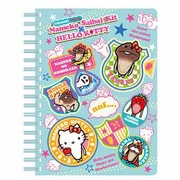 KTN-B6-WP おさわり探偵なめこ栽培キット×ハローキティ B6リングノート ワッペン [キャラクターグッズ]