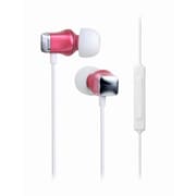 iPhone5/iPod/iPad対応 ダイナミック型 インナーイヤーヘッドホン ピンク TH-ECSP301WPK