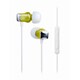 iPhone5/iPod/iPad対応 ダイナミック型 インナーイヤーヘッドホン　イエローグリーン TH-ECSP301WYG