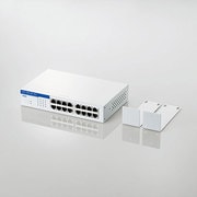 1000BASE-T対応 省電力耐熱スイッチングハブ 16ポート LAN-GSW16P/M3