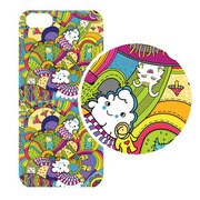 J-04556-4 [iPhone5用 プラハードケース ペイズリーアソート ファニーレインボー]