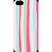 J-04558-3 [iPhone5用 プラハードケース オリジナルシリーズ ストライプBL/PK]