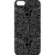 J-04558-6 [iPhone5用 プラハードケース オリジナルシリーズ 電子回路]