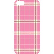 J-04553-6 [iPhone5用 プラハードケース チェックアソート タータンピンクWH]
