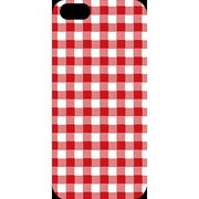 J-04553-25 [iPhone5用 プラハードケース チェックアソート ギンガムRD]
