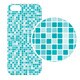 J-04549-8 [iPhone5用 プラハードケース モザイクアソート ライトブルー]