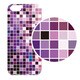 J-04549-12 [iPhone5用 プラハードケース モザイクアソート パープルグラデーション]