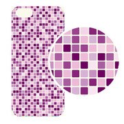 J-04549-19 [iPhone5用 プラハードケース モザイクアソート パープル]