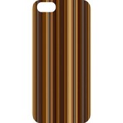 J-04551-4 [iPhone5用 プラハードケース ストライプアソート ブラウン]