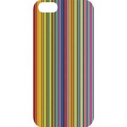 J-04551-6 [iPhone5用 プラハードケース ストライプアソート カラフル]