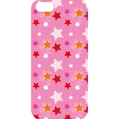 J-04546-7 [iPhone5用 プラハードケース スターアソート ホワイトスターPK]