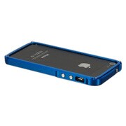 J-04416-6 [iPhone5用 メタルバンパー ダークブルー]