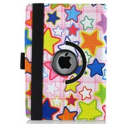 iPad mini PUレザーケース360° スターアソート ピンク J-04538-5